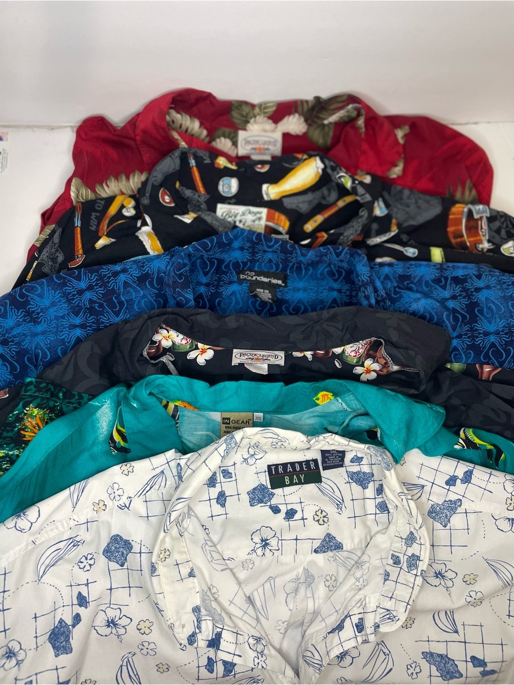 Hawaiian shirt bundle 6 shirts